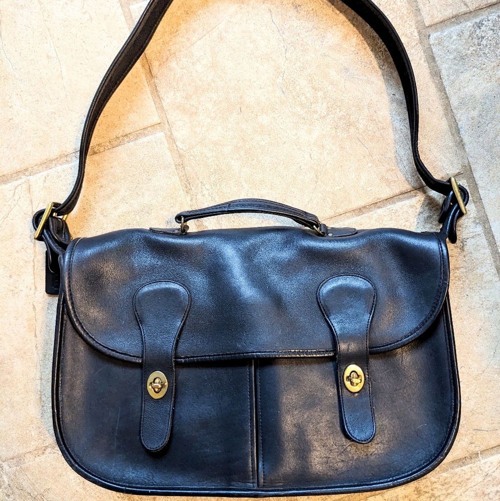 Vintage Coach NYC Musette Bag №9625 in Black